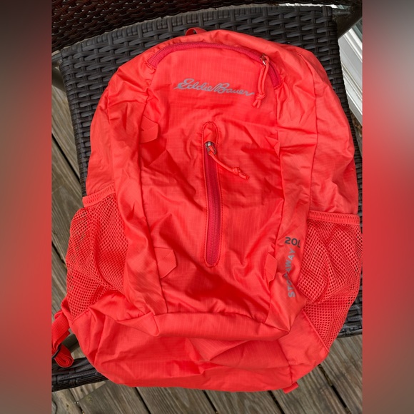 Eddie Bauer Bags Coral Eddie Bauer Stowaway 2l Backpack Poshmark